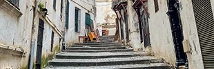 Central Algiers at the beginning of the Albert Camus tour