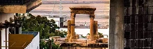 Roman archaeological site of Madaure in Algeria